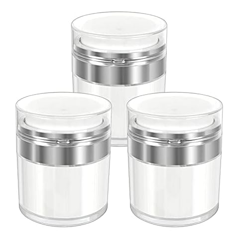Jubaopen 3PCS Vacuum Pump Cosmetic Jars Cover
