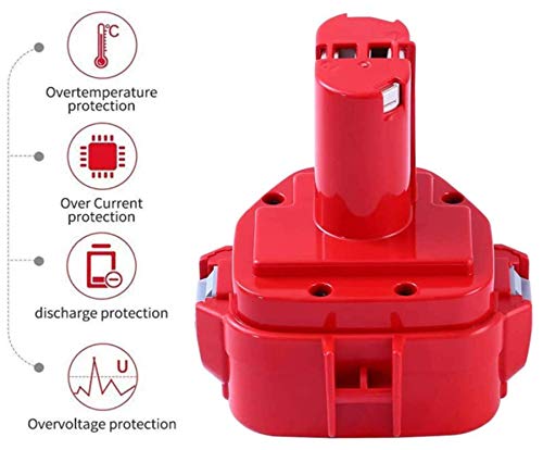 Vanon 2Pack 3.6Ah 12V Ni-Mh Rechargeable Replacement Battery For 1200 1220 1201 Pa12 Cordless Power Tools #TOP6