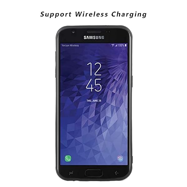 ELISORLI Compatible with Samsung Galaxy J3 Orbit J 3 Star 2018 3J Achieves Case Rugged Thin Cell Anti-Slip Rubber TPU Mobile Phone Cover for Glaxay J3V V 3rd Gen SM J337A J337V J337 Women Men Red by ELISORLI - Image 4
