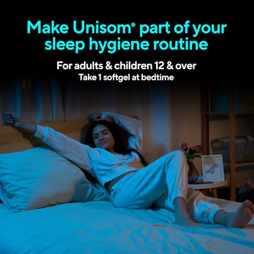 Image of Unisom SleepGels Nighttime Sleep Aid Capsules for Adults, Diphenhydramine HCI 50mg, Non-Habit-Forming Sleep Medicine for Relief from Occasional Sleeplessness, 100 Count
