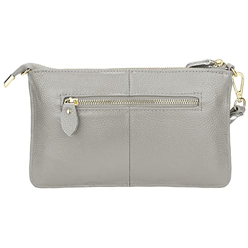 Image of Uromee Wristlet Wallet Clutch Purses for Women Genuine Leather Crossbody Bag Handbag with Detachable Shoulder Chain