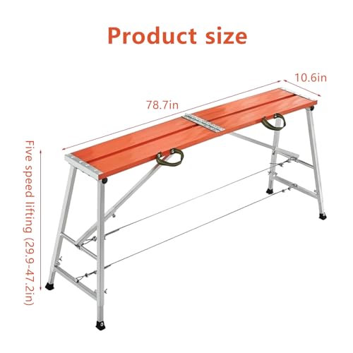 Échafaudage pliable réglable pour peindre sans fatigue - 3