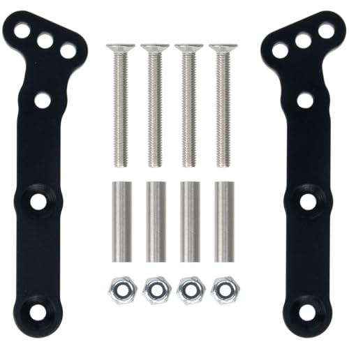 HobbyMarking Aluminum Front Shock Plate/Damper Tower for Tamiya ORV Chassis The Frog Subaru Brat RC Off-Road Car Option Parts