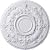 Ekena Millwork CM28OS Oslo Ceiling Medallion, 28 1/8"OD x 1 3/4"P (Fits Canopies up to 10 1/2"), Factory Primed