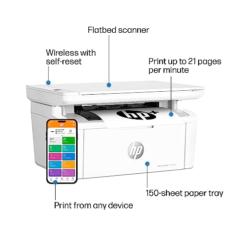 HP Laserjet MFP M140we All-in-One Wireless Black & White Printer with and Bonus 6 Months Instant Ink (7MD72E) – Bild 4