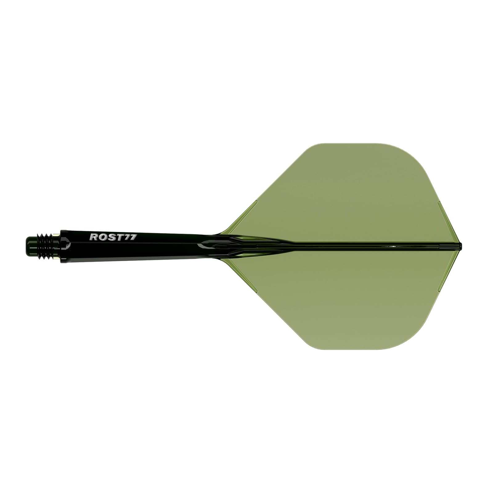 CUESOUL ROST 77 Integrated Dart Shaft and Flight,clear color, Big Standard