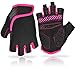 REETEE Guanti da Ciclismo Guanti MTB Senza Dita Traspirante Guanti Bici Estivi per Uomo Donna Gel Antiurto Antiscivolo Mezze Dita Guanto Guanti Sportivi da Fitness Guanti da Allenamento (Rosa, M)