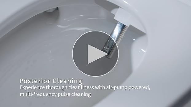 EUROTO Luxury Smart Toilet – Tankless Design with 6-Level