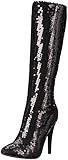 Ellie Shoes Women's 511-Tin Boot, Black, 9 M US