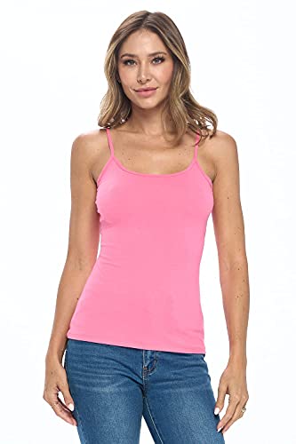 Image of Natural Uniforms Women's Camisole Tank Top-Breathable Cotton Stretch