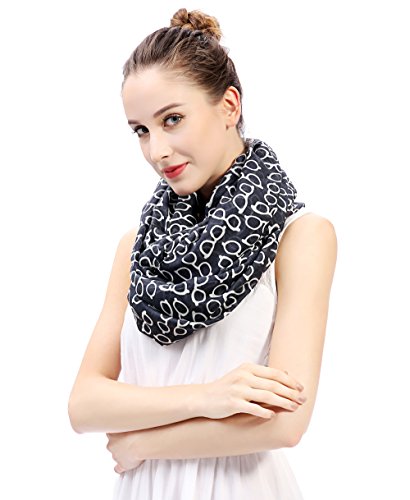 Lina & Lily Sunglasses Print Women's Infinity Scarf Lightweight2