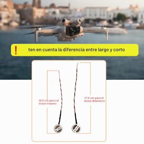 Motor para DJI Mini 3 Pro soluciona error de motor atascado 5