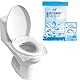 50 Stück Einweg Toiletten Sitzbezug YUTOU Wasserdichte Disposable Toilet Seat Cover Toilettensitzbezüge Einweg Toilettenauflage Aseptisch WC Sitzauflage für Hotel Outdoor Reisen, Einzeln verpackt