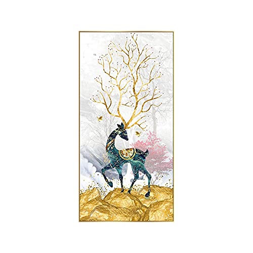 Peinture diamant faon grand format anti stress broderie 40x80cm