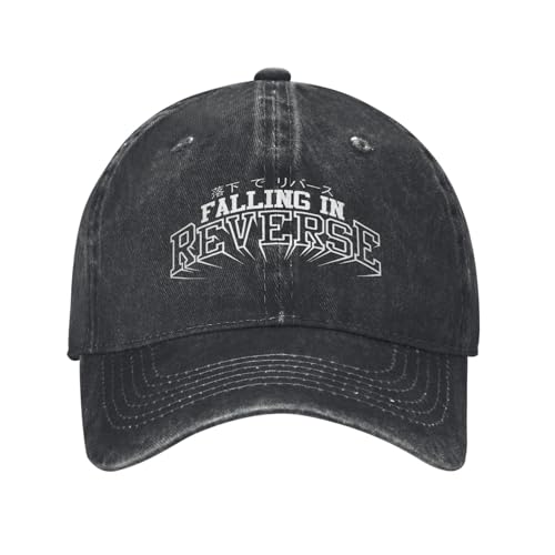 Photo de Chapeaux Unisexes de Père Noël Musique Rock Falling in Reverse Fleshgod Apocalypse Imprimée Casquette pour Hommes Femmes Chapeau de Routier Tenue Occasionnelle Casquette de Baseball Ajustable