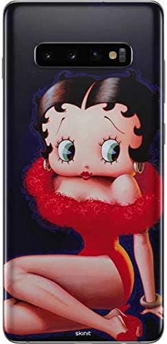 Skinit Decal Phone Skin Compatible with Samsung Galaxy S10 Plus - Officially Licensed Betty Boop Betty Boop Red Dress Design