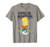 The Simpsons Bart Sorry Or Whatever Skateboard T-Shirt