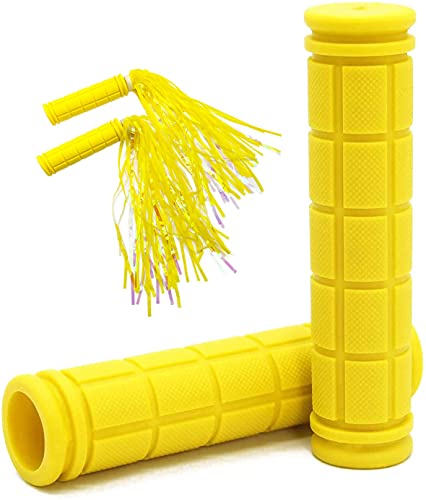 Bike Handle Grips with Tassel Streamers for Girls Boys and Red & Streamers - Picture 41 of 66