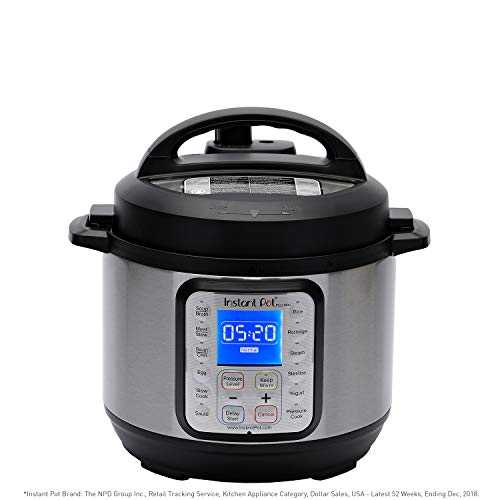 Instant Pot Duo Plus Mini 3 Quart 9-In-1 Electric Pressure Cooker, 15 One-Touch Programs & Tempered Glass Lid, Clear 7.6 Inch, Mini 3 Quart #TOP1