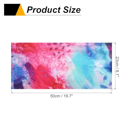 HARFINGTON 2pcs Summer Cooling Neck Gaiter Sun Protection Face Mask Fishing Neck Gaiter Unisex Sunscreen Breathable Bandana for Fishing Outdoor Sports, Red/Blue/Green/Purple2