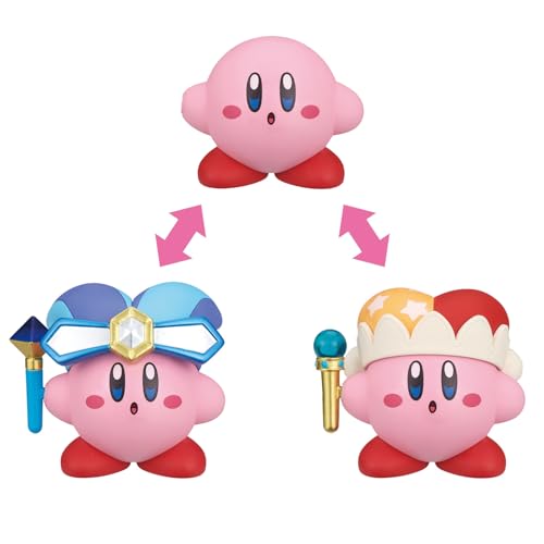 Figurine Kirby Bandai Namco avec mini miroir et faisceau pour fan