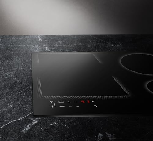 Scholtès SOTF1610B Table de cuisson à induction 4 plaques de cuisson Niche largeur : 56.5 cm profondeur : 49.5 cm avec avant biseauté - vue 9