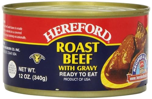 Hereford Roast Beef Gravy, 12 oz (Pack of 4)