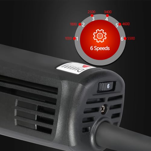 SPTA Mini Polishing Machine Buffer Rotary Polisher Auto Detailing Superpolish with 27Pcs Detail Polishing Pad Mix Size Kit Buffing Pad and 75mm ,100mm,140mm M14 Thread Extension shaft