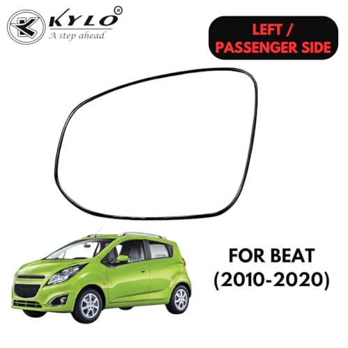 Image of KyloXtreme Beat (2010-2020) Passenger Side (Left Side) Car Side Mirror Glass /Tukdi /Sub Mirror Plate