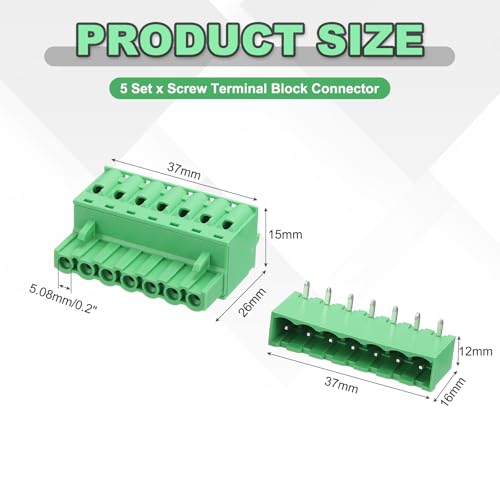 Connecteur à 7 broches 5,08 mm : réparez vos circuits sans soudure 2EDGKD - 2