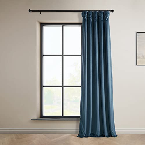 HPD Half Price Drapes Heritage Plush Velvet Curtains 108 Inches Long Room Darkening Curtains for Bedroom & Living Room 50W x 108L - Image 2