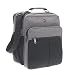 Produktbild KEANU Flugbegleiter Umhängetasche :: 2 DIN A4 Fächer 2 Vordertaschen :: Arbeitstasche Herrentasche im Hochformat - breiter Ordner passt (Grau)