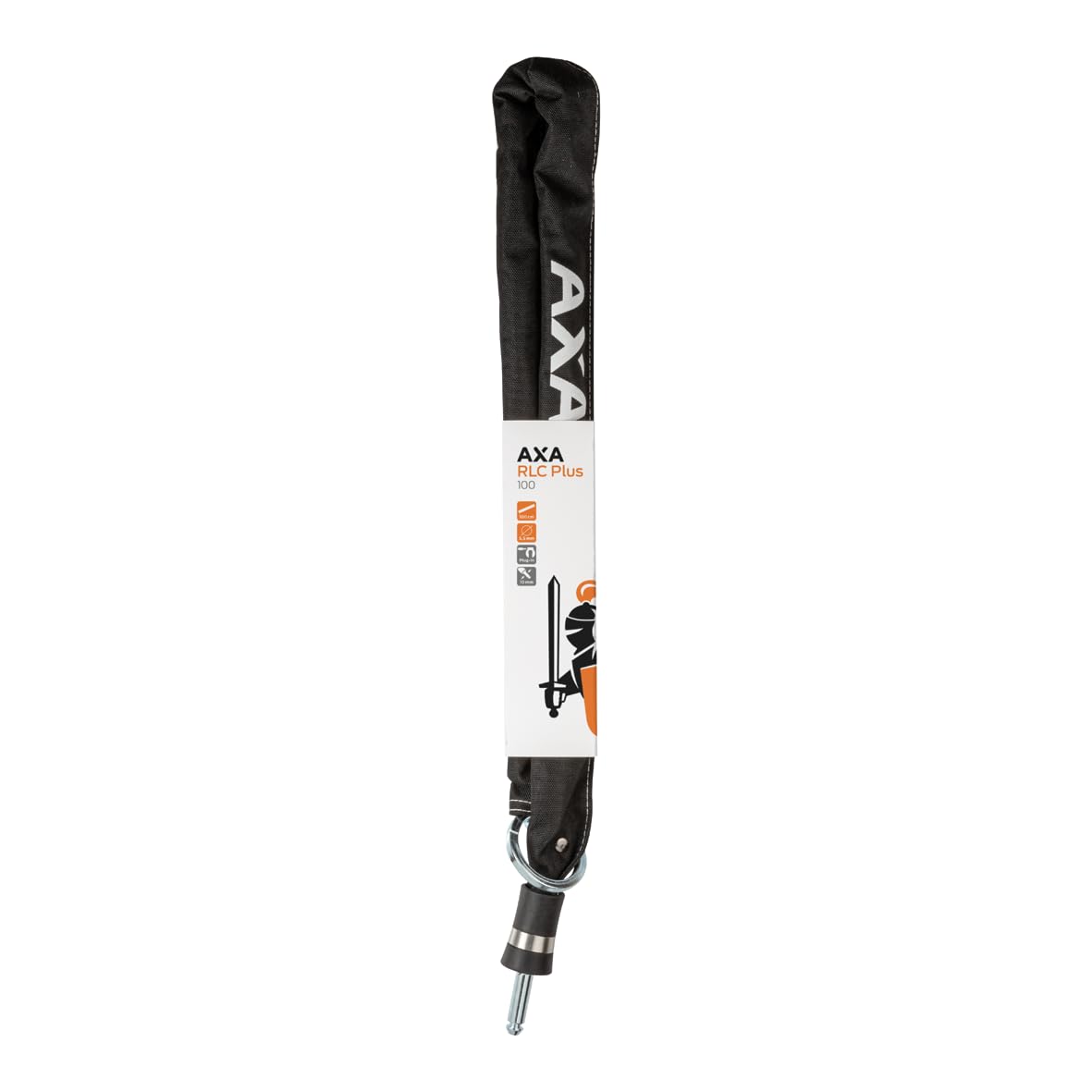 Chaîne AXA ULC 130 Pour Cadenas De Cadre Vélo - Longueur 130cm - Maillons Acier Trempé 5,5mm - Protection Anti-Rayure