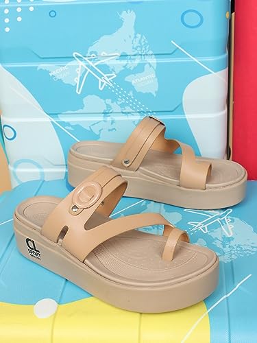 Image of Carlton London women's Adjustable Flatform Toe-Loop Sandals