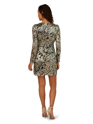 Adrianna Papell Women's Short Wrap Dress2