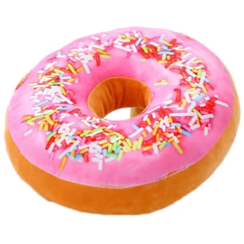 Oreiller en Peluche Donut, Coussin Mignon 40cm, Doux pour Canapé, Lit et Chaise - Cadeau pour Enfants et Adultes