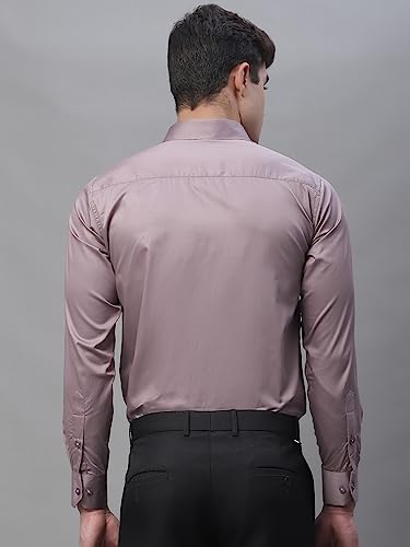 Image of Majestic Man Slim Fit Satin Cotton Formal Shirt for Men