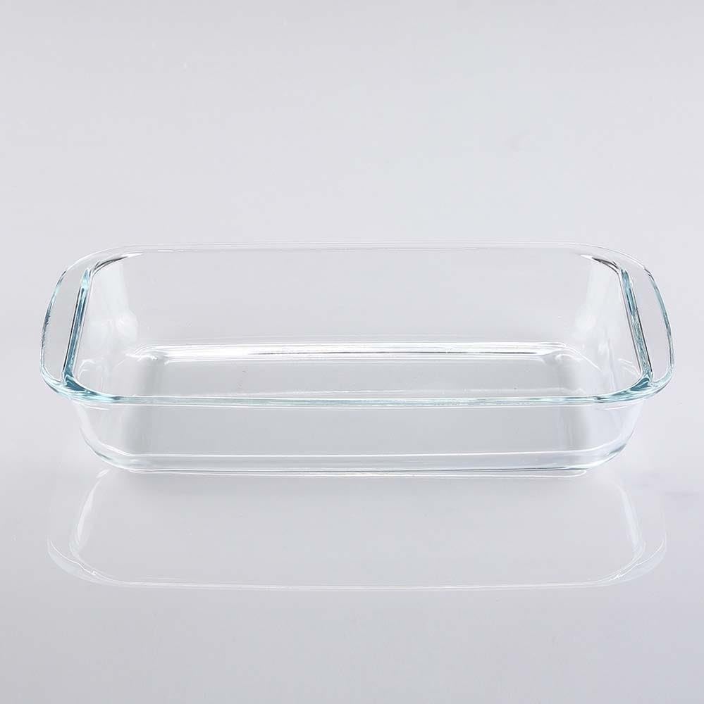 Home Maker Oven Glass Rectangular Baking Dish, 1.5 Liter Capacity