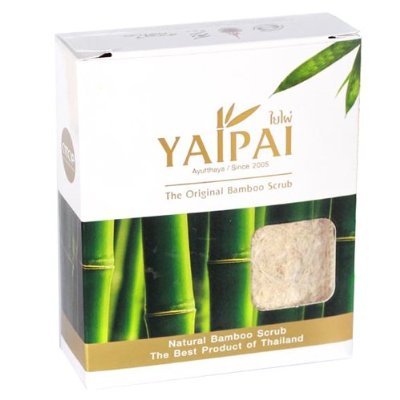 Yaipai : Original Bamboo Body Scrubber Natural Bamboo Scrub 1 Pcs. + Rice Milk Soap 100 g. The Best Product of. by molona