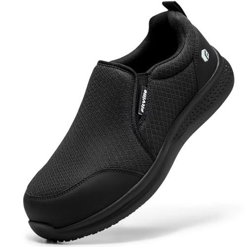 FitVille Slip On Steel Toe