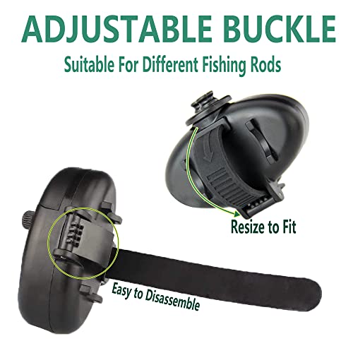 Felrelwel Fishing Bite Rod Alarm,Led Light Reminder Fishing Rod Bells,Adjustable Volume,Fishing Poles Bite Alarms Suitable For Sea Rods,Cast Fishing Rod,Carp Rod,Catfish Rod And Bite ​Alarms Combo #TOP2