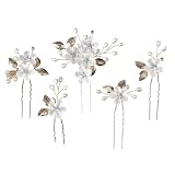 BDEPSTR Lot de 5 Épingles à Cheveux Dorées à Fleurs | Bijoux...