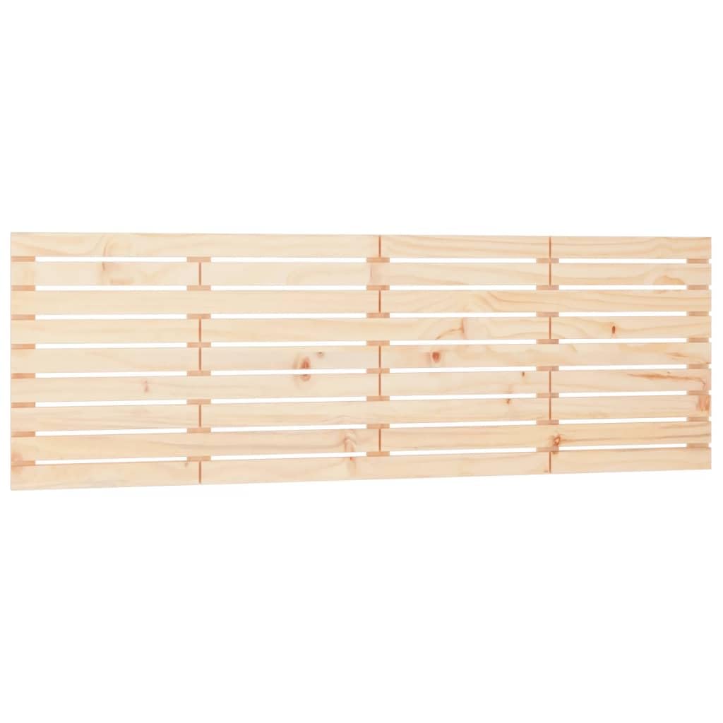 Testiera letto matrimoniale Testiera per letto larga Decorazione della camera da letto Testiera da Parete 166x3x63 cm in Legno Massello di PinoAdatto per la camera degli ospiti, l'hotel