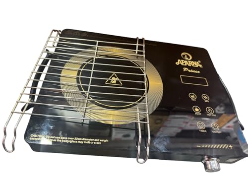 Image of APARNA Infrared Cooktop, 2400 Watts, Touch Panel, 3 Preset Modes, Ceramic Heating Element