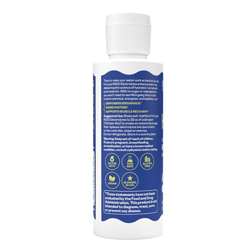 Image of Hi-Lyte K500 Keto Electrolytes Liquid Drops Unflavored, 20 Servings