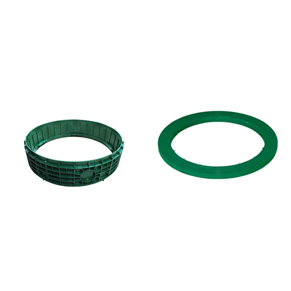 Photo 1 of 24X6 Tuf-Tite Septic Tank Riser, Green, 24-RIS & 24" TAR Adapter Ring Tank Riser + Adapter Ring