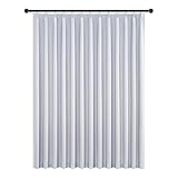 Topfinel カーテン 遮光 間仕切りカーテン 断熱 遮光カーテン 断熱カーテン 玄関 仕切りカーテン 既成 カーテン 1枚 幅180 178cm丈 グレーホワイト おしゃれ 断熱 目隠しカーテン ドアカーテン 玄関 キッチン リビング