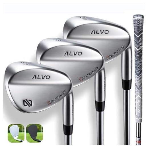 ALVO GOLF Premium Golf Wedges 52 56 60 Sets or Individual Wedges - Wedge Sets Mens Golf - Gap Wedge, Sand Wedge, lob Wedge Golf Club - Pitching Wedge for Men Right Hand - Wedges Golf - Golf Wedges