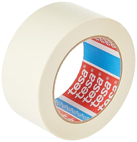 Image of tesa Masking Tape Economy - Light Beige - Pack of 3-50 m x 50 mm