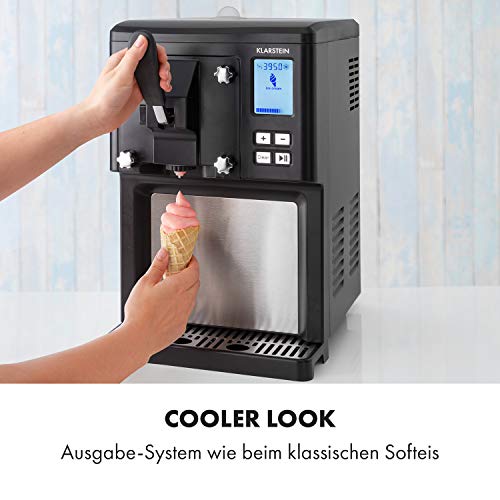 Klarstein Sweet Sundae - Eiscrememaschine, 1,5 Liter, mitselbstkühlendem Kompressor, 200 Watt, Ausgabesystem, 3… – Bild 4